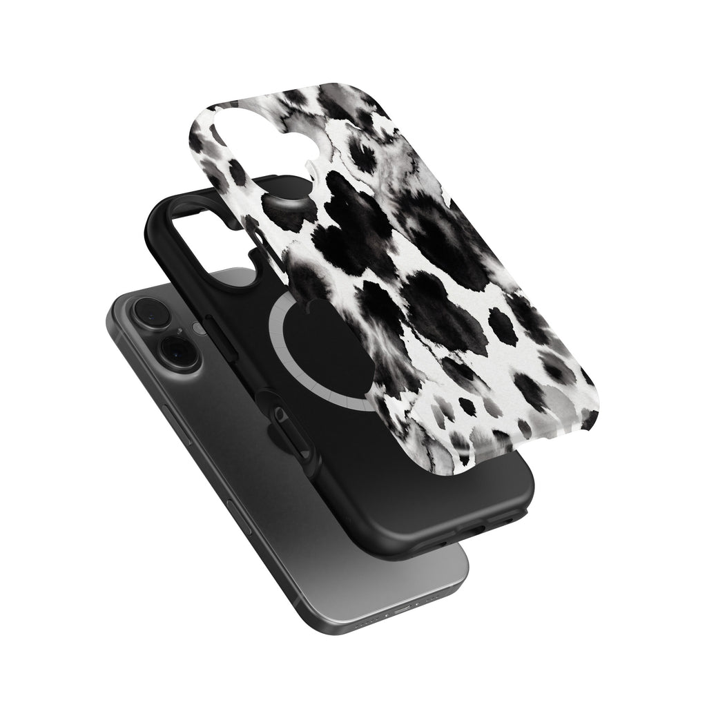 Cow Print magnetic tough case for iPhone