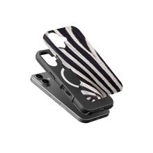 Zebra Stripe magnetic tough case for iPhone