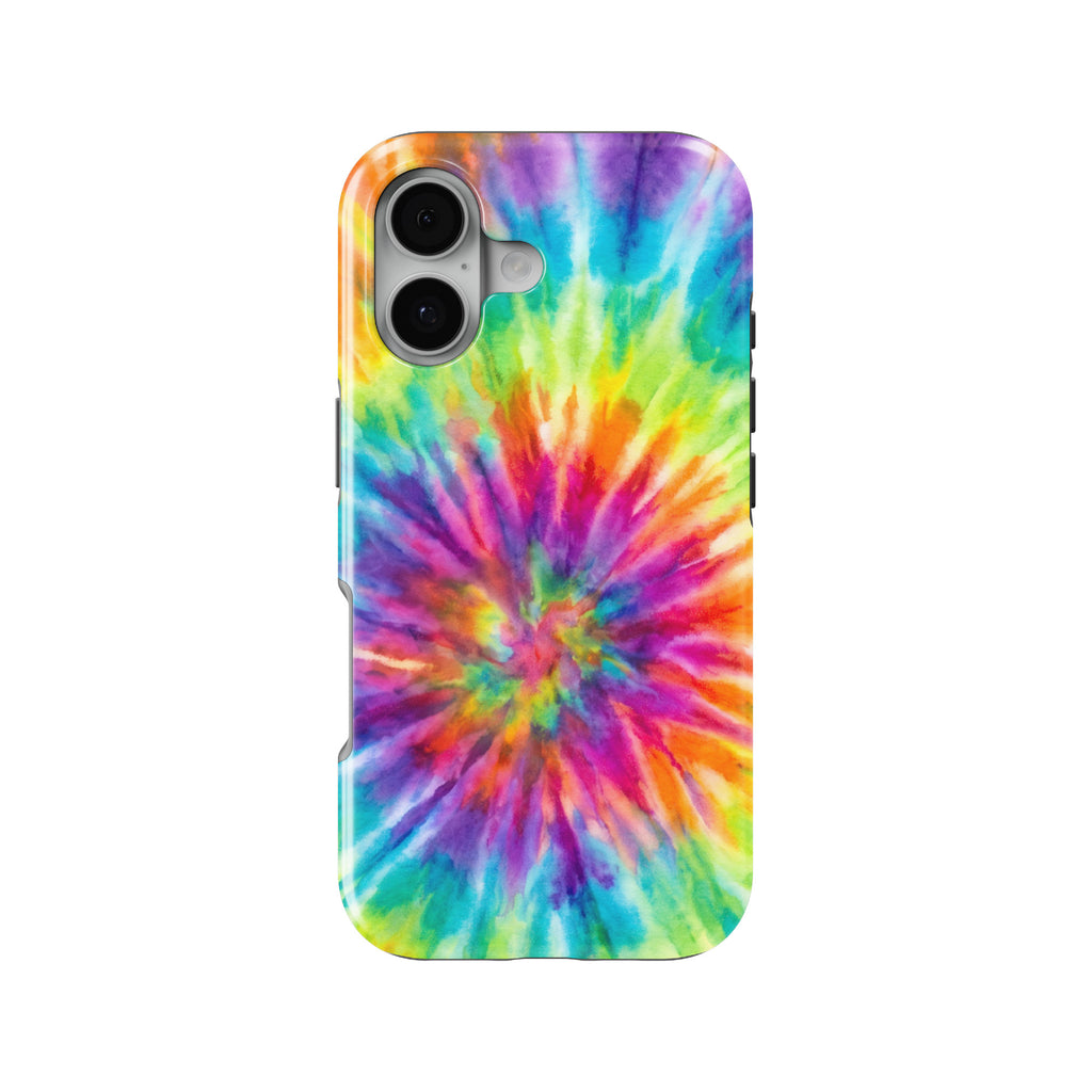 Rainbow Tie-Dye magnetic tough case for iPhone