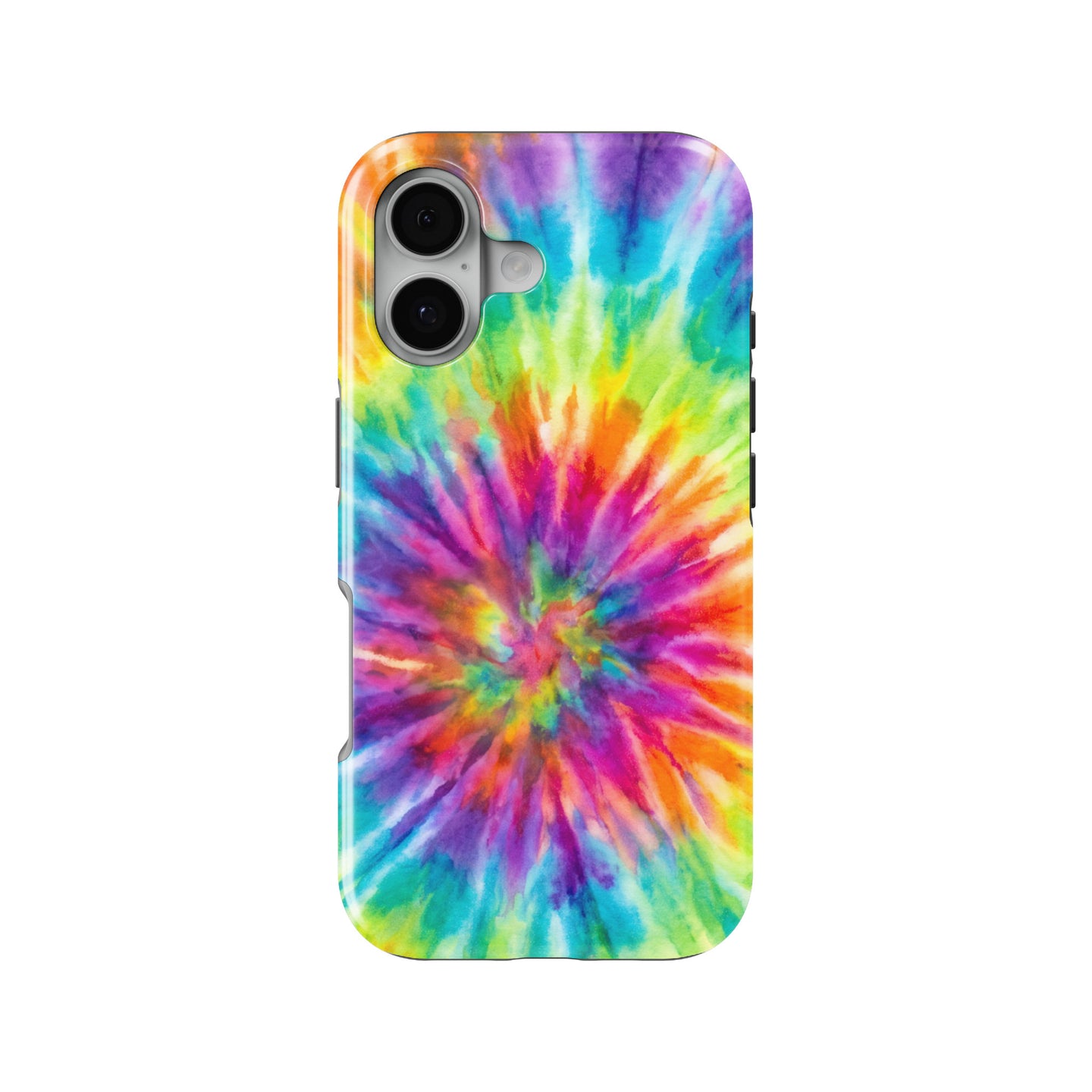 Rainbow Tie-Dye magnetic tough case for iPhone