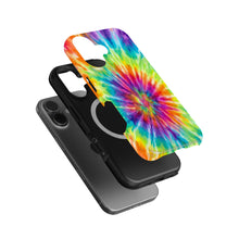 Rainbow Tie-Dye magnetic tough case for iPhone