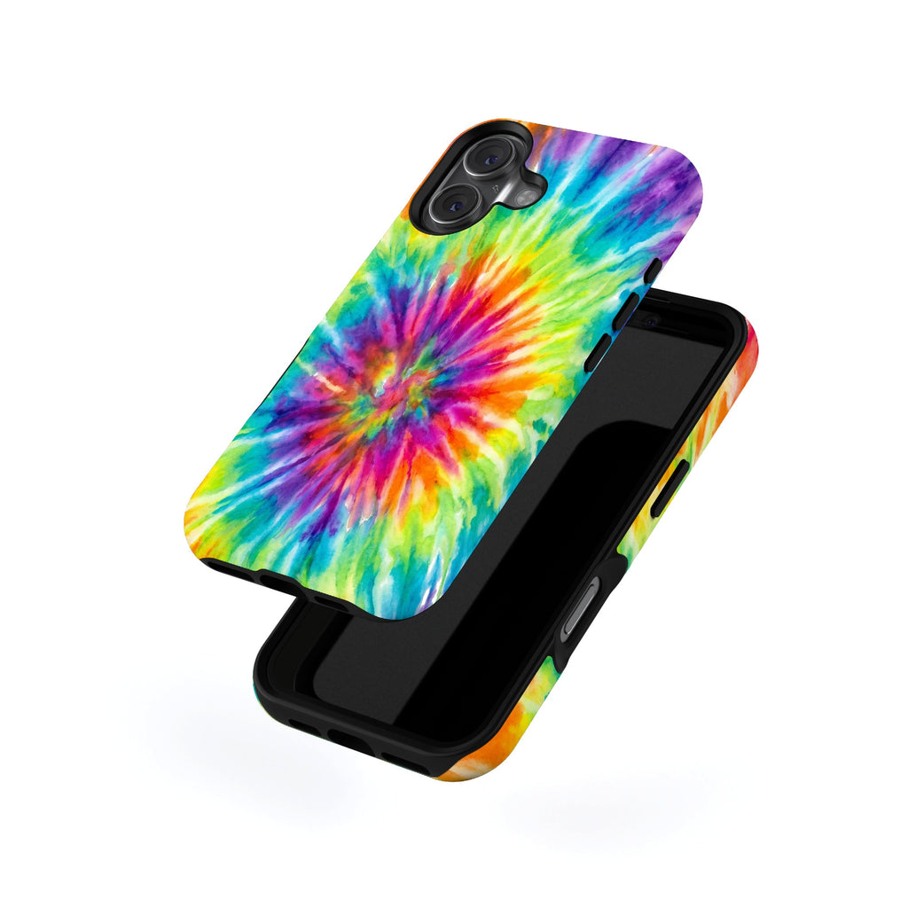Rainbow Tie-Dye magnetic tough case for iPhone