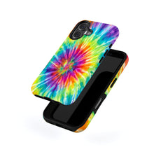 Rainbow Tie-Dye magnetic tough case for iPhone