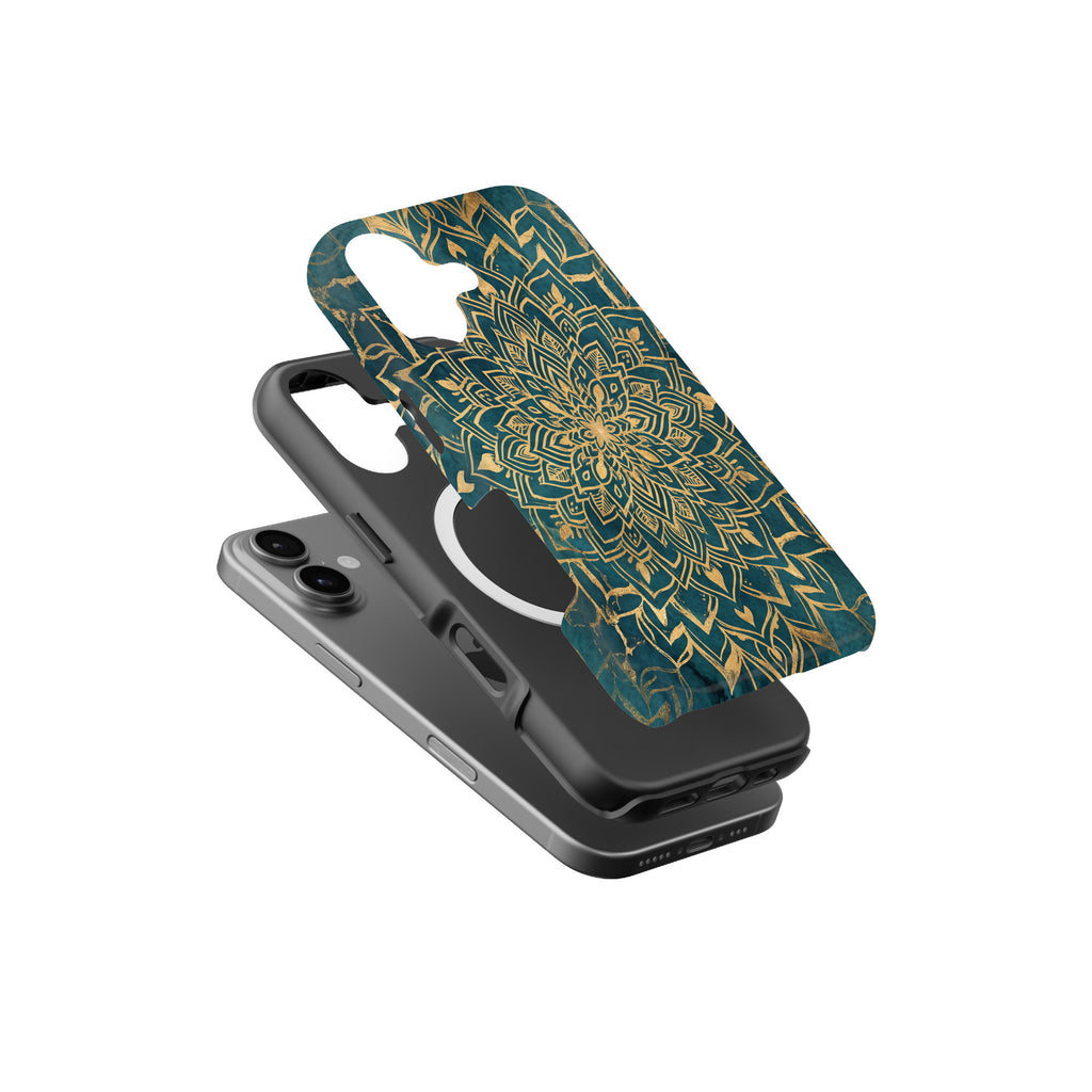 Mandala magnetic tough case for iPhone