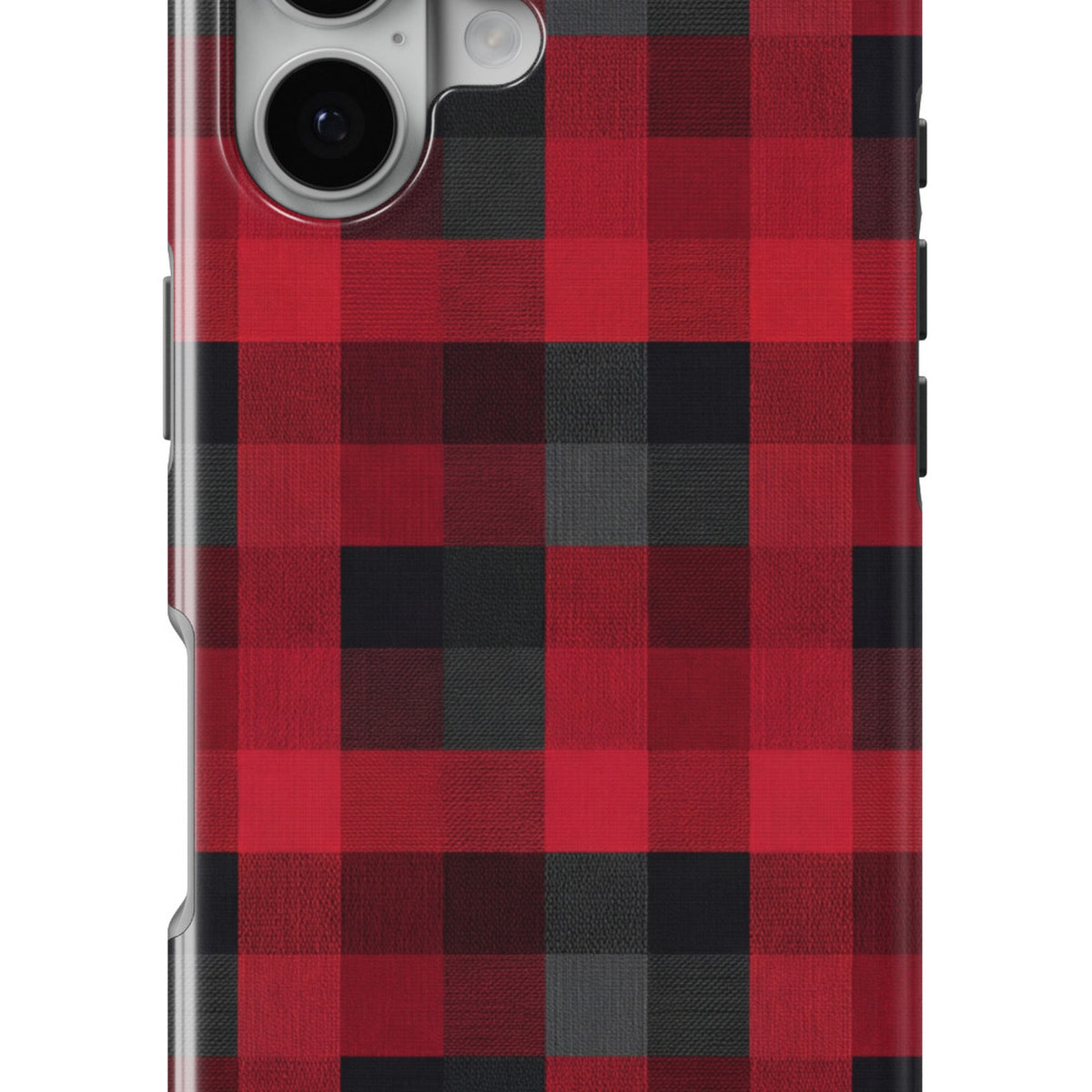 Buffalo Plaid magnetic tough case for iPhone