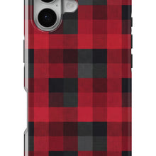 Buffalo Plaid magnetic tough case for iPhone