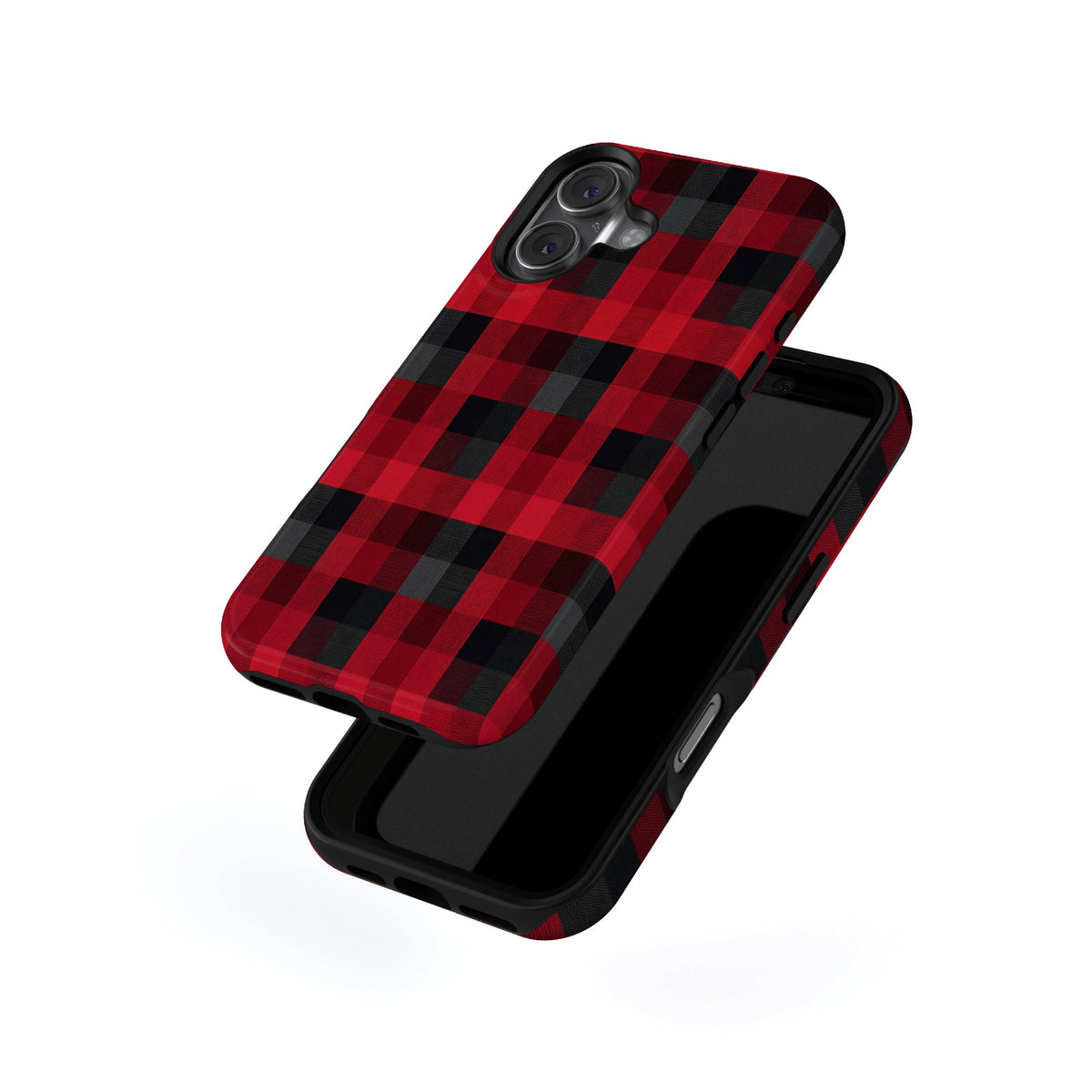 Buffalo Plaid magnetic tough case for iPhone
