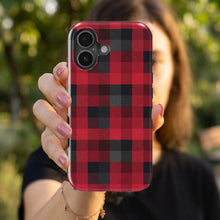 Buffalo Plaid magnetic tough case for iPhone