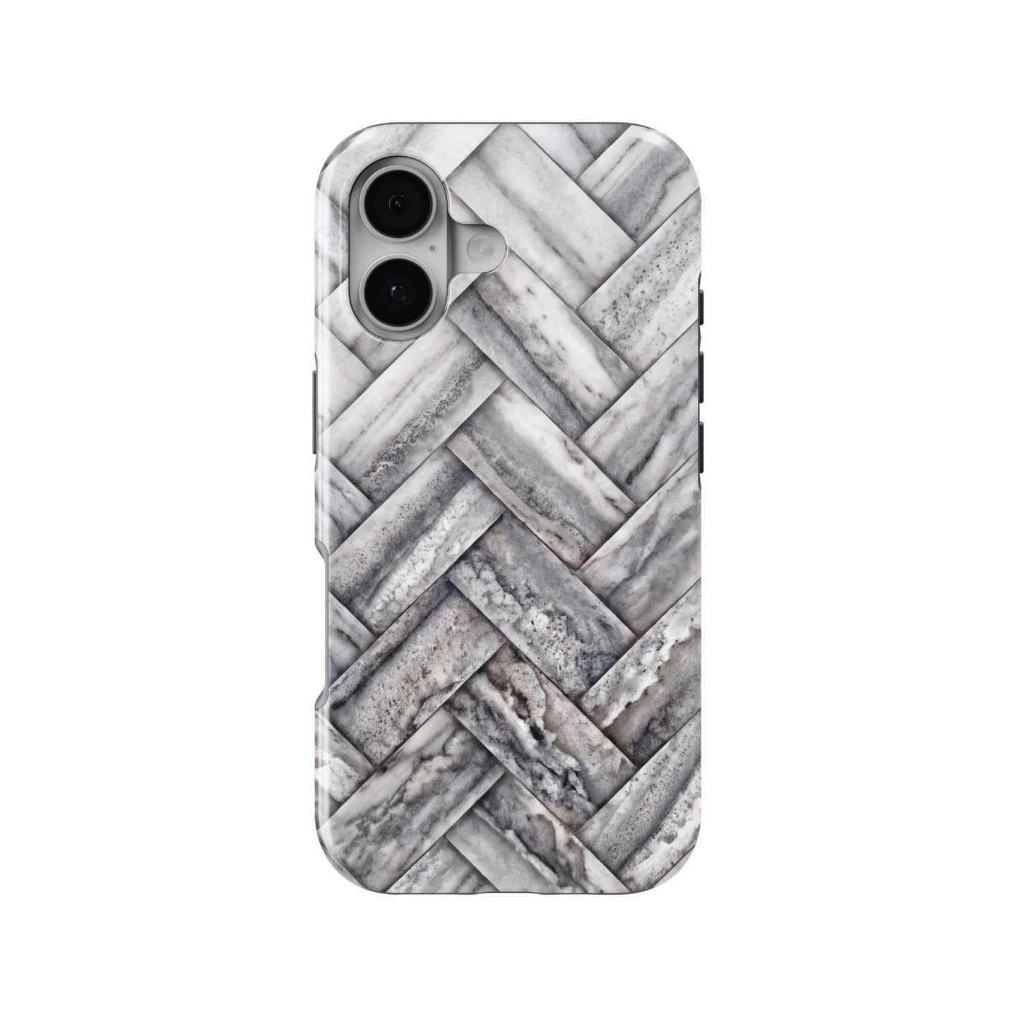 Herringbone magnetic tough case for iPhone