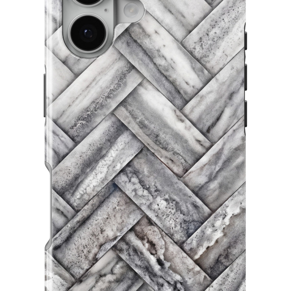 Herringbone magnetic tough case for iPhone