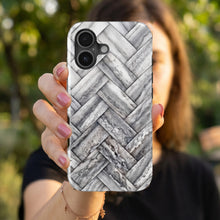 Herringbone magnetic tough case for iPhone