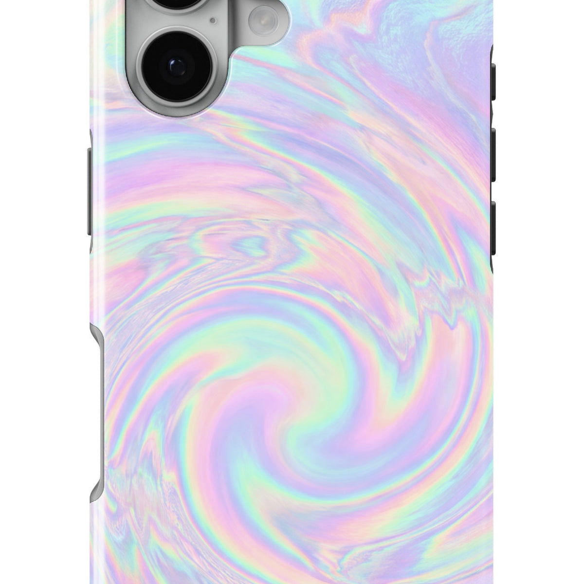 Holographic Iridescent magnetic tough case for iPhone