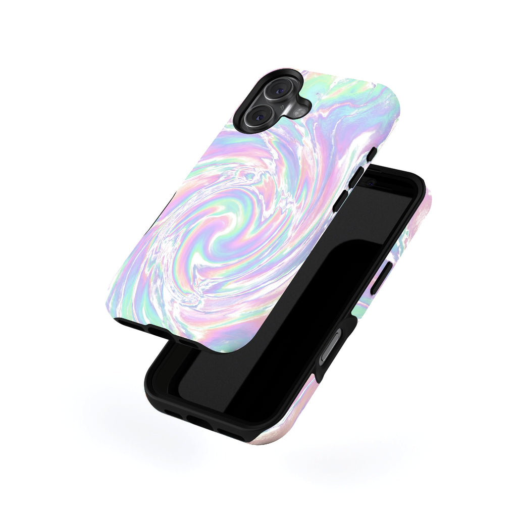 Holographic Iridescent magnetic tough case for iPhone