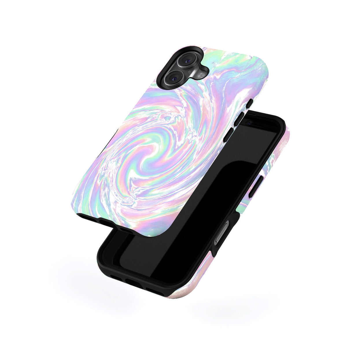 Holographic Iridescent magnetic tough case for iPhone