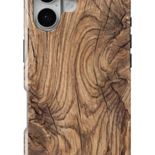 Rustic Wood Grain magnetic tough case for iPhone