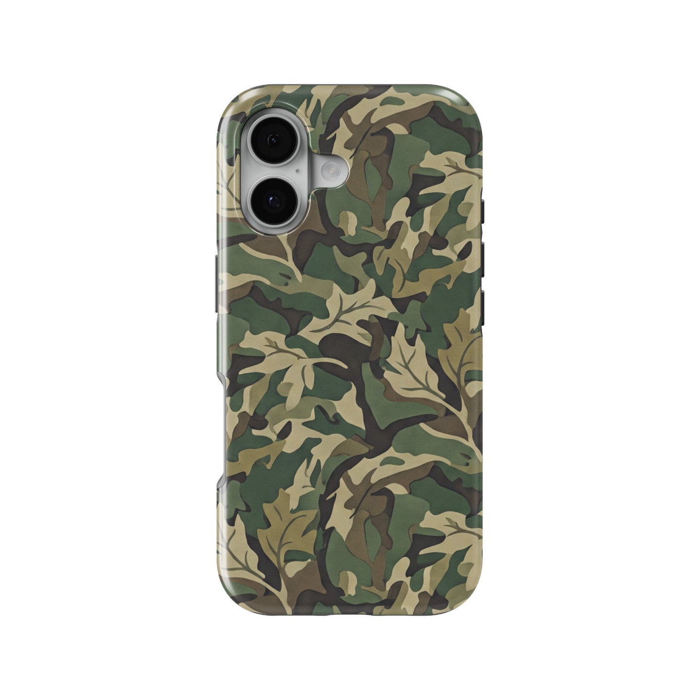 Green Camo magnetic tough case for iPhone