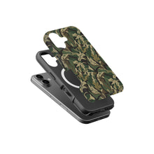 Green Camo magnetic tough case for iPhone