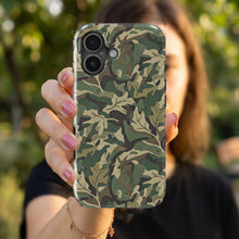 Green Camo magnetic tough case for iPhone