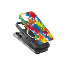 Paint Splatter magnetic tough case for iPhone