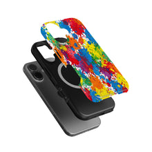 Paint Splatter magnetic tough case for iPhone