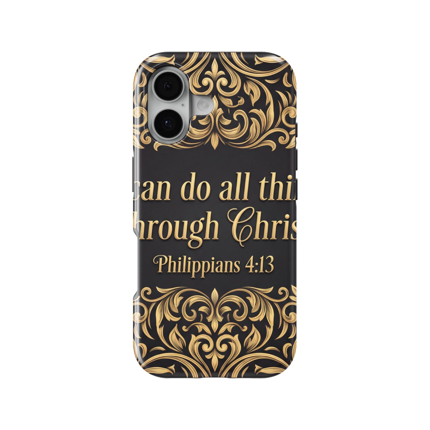 Philippians 4:13 magnetic tough case for iPhone