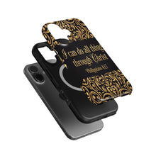 Philippians 4:13 magnetic tough case for iPhone