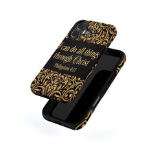 Philippians 4:13 magnetic tough case for iPhone