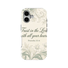 Proverbs 3:5 magnetic tough case for iPhone
