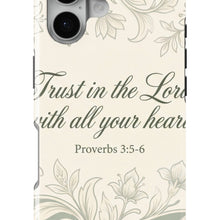 Proverbs 3:5 magnetic tough case for iPhone