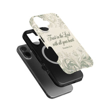 Proverbs 3:5 magnetic tough case for iPhone