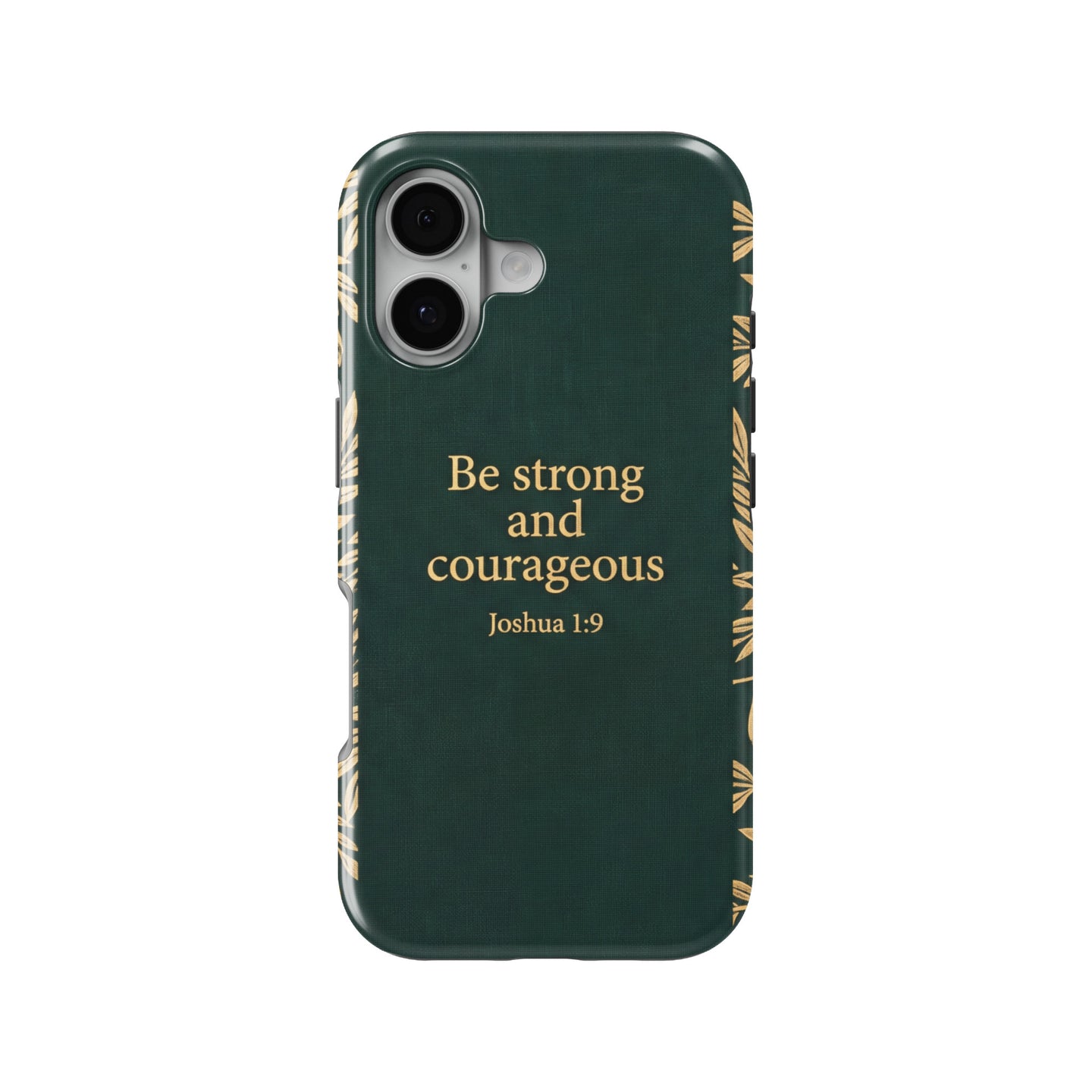 Joshua 1:9 magnetic tough case for iPhone