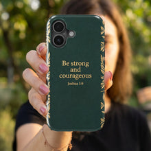 Joshua 1:9 magnetic tough case for iPhone