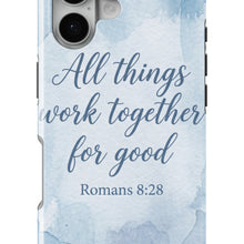 Romans 8:28 magnetic tough case for iPhone