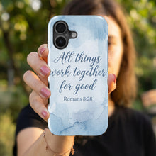 Romans 8:28 magnetic tough case for iPhone