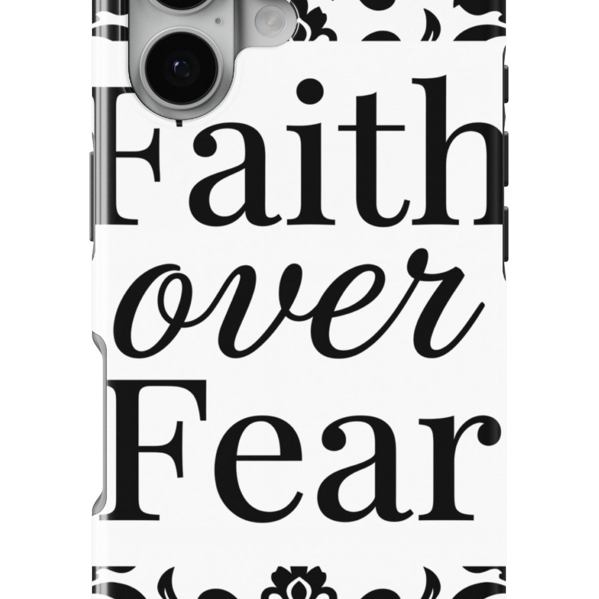 Faith Over Fear magnetic tough case for iPhone