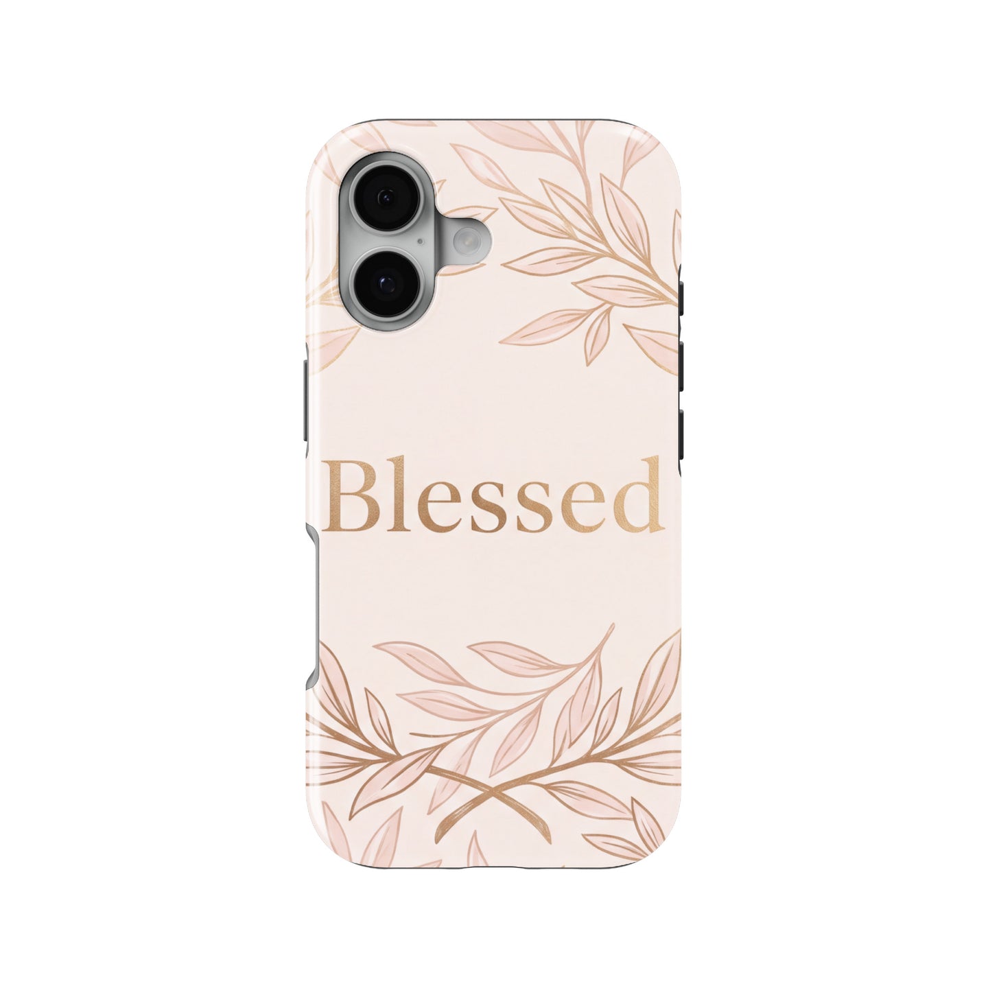 Blessed Script magnetic tough case for iPhone