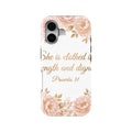 She Is Clothed In Strength magnetic tough case for iPhone