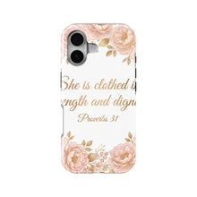 She Is Clothed In Strength magnetic tough case for iPhone