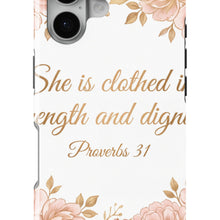 She Is Clothed In Strength magnetic tough case for iPhone
