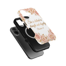 She Is Clothed In Strength magnetic tough case for iPhone