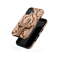 Wooden Cross magnetic tough case for iPhone