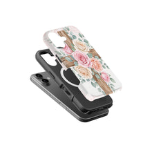 Floral Cross magnetic tough case for iPhone