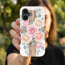 Floral Cross magnetic tough case for iPhone