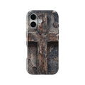 Distressed Cross magnetic tough case for iPhone