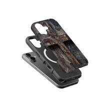 Distressed Cross magnetic tough case for iPhone