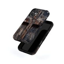 Distressed Cross magnetic tough case for iPhone