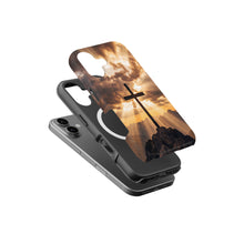 Cross On Mountains magnetic tough case for iPhone