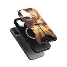 Cross On Mountains magnetic tough case for iPhone