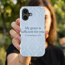 His Grace Is Sufficient magnetic tough case for iPhone