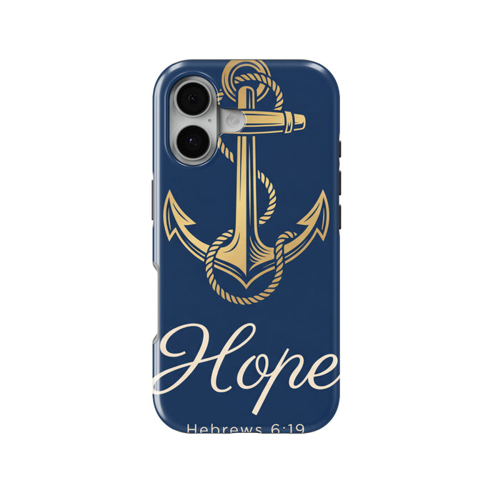 Anchor Hope Hebrews magnetic tough case for iPhone